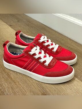 Revitalign Orthotic Dara Red Canvas Slip-on Sneakers Women’s US 9 EU 39.5 26cm